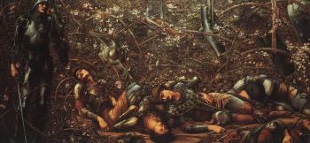Sir Edward Coley Burne-Jones : The Briar Rose, The Prince Enters the Briar Wood